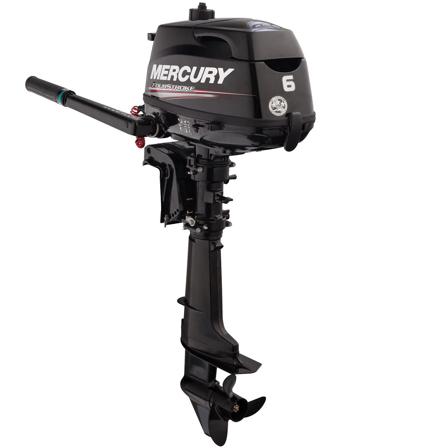 MERCURY MARINE Outboard Motors 6hp 4-Stroke Outboard, 15" Shaft Length 1 MERCURY MARINE Outboard Motors 6hp 4-Stroke Outboard, 15" Shaft Length