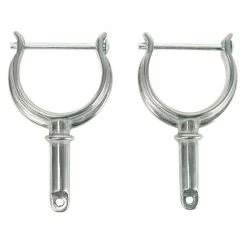WHITECAP Boats Chrome-Plated Zamac Pinned Oarlock Horn, 1 1/2" Length