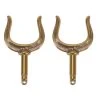 WHITECAP Boats Bronze Ribbed Oarlock Horn