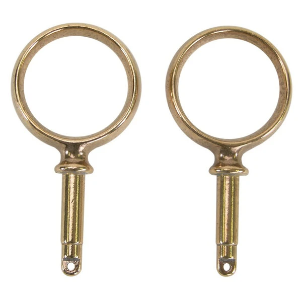 WHITECAP Boats Bronze Round Mount Oarlock Horn 1 WHITECAP Boats Bronze Round Mount Oarlock Horn