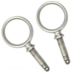 WEST MARINE Boats Stainless Steel Round Oarlock, 2 1/4" Interior Diameter