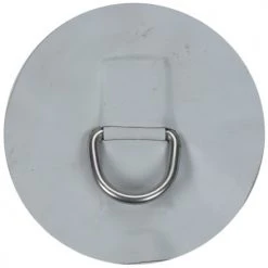 WEST MARINE Boats Medium Replacement Patch D-Ring For AL-290 Inflatable Hypalon Sport Boat, Light Gray